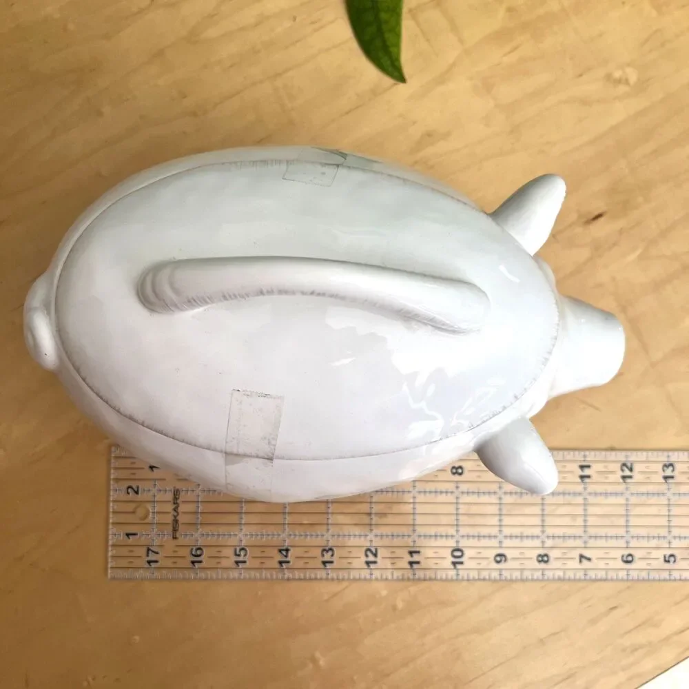 Burton Lidded Pig Tureen Ceramic Covered Bowl Dish